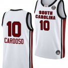 Kamilla Cardoso Jersey #10 South Carolina Gamecocks College Basketball 2023-24 White