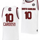 Kamilla Cardoso Jersey #10 South Carolina Gamecocks College Basketball White