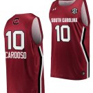 Kamilla Cardoso Jersey #10 South Carolina Gamecocks College Basketball Wine