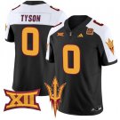 Jordyn Tyson Jersey #0 Arizona State Sun Devils Vapor Limited College Football Black Alternate