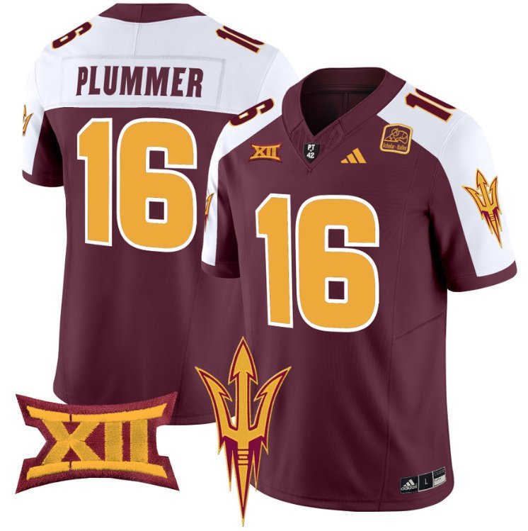 Jake Plummer Jersey #16 Arizona State Sun Devils Vapor Limited College Football Maroon Alternate