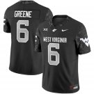 West Virginia Mountaineers 6 Garrett Greene Jersey Black Football 2024 Vapor Limited V2 All Stitched
