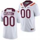 Custom Virginia Tech Hokies Jersey Name and Number NCAA College Football Replica White