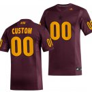 Custom Arizona State Sun Devils Jersey Name and Number NCAA College Football Maroon