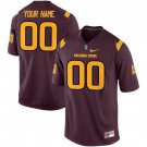 Custom Arizona State Sun Devils Jersey Name and Number NCAA College Football Scarlet