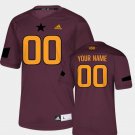 Custom Arizona State Sun Devils Jersey Name and Number NCAA Football Maroon College