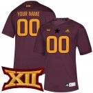 Custom Arizona State Sun Devils Jersey Name and Number College Football Maroon Game Stitched