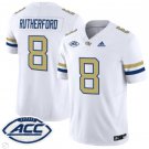 Malik Rutherford Jersey #8 Georgia Tech Yellow Jackets Vapor Limited Football White