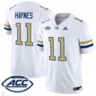 Jamal Haynes Jersey #11 Georgia Tech Yellow Jackets Vapor Limited Football White