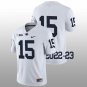 Penn State Drew Allar Jersey #15 College Football Game White No Name