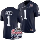 Jaylen Reed Jersey #1 Penn State Peach Bowl Patch 2024 College Football Navy