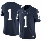 Penn State Nittany Lions Jersey No Name #1 College Football Dark Blue