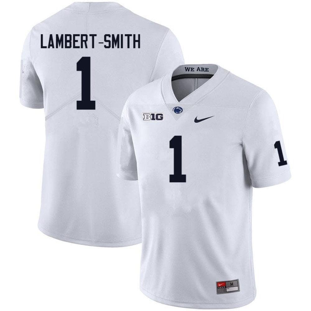 Penn State KeAndre Lambert Smith Jersey #1 College Game White With Name