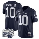 Nicholas Singleton Jersey #10 Penn State Nittany Lions PSU Patch College Football All Stitched Navy