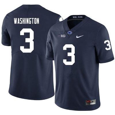 Penn State Parker Washington Jersey #9 College Football Game Navy With Name