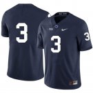 Penn State Parker Washington Jersey #3 College Game Navy No Name