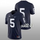 Penn State Mitchell Tinsley Jersey #5 College Game Navy No Name