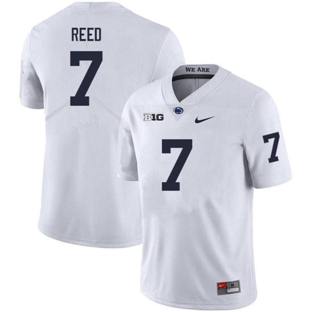 Penn State Jaylen Reed Jersey #7 College Game White With Name