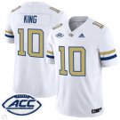 Haynes King Jersey #10 Georgia Tech Yellow Jackets Vapor Limited Football White