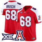 Tedy Bruschi Jersey #68 Arizona Wildcats Vapor Limited Football Red Alternate
