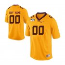 Custom Minnesota Golden Gophers Jersey Name and Number NCAA College Football Gold