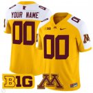 Custom Minnesota Golden Gophers Jersey Name and Number Vapor Limited Football Gold Alternate