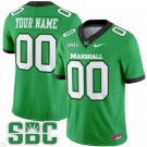 Custom Marshall Thundering Herd Jersey Name and Number Vapor Limited Football Kelly Alternate