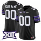 Custom Kansas State Wildcats Jersey Name and Number Vapor Limited Football Black