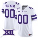Custom Kansas State Wildcats Jersey Name and Number Vapor Limited Football White
