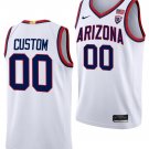 Custom Arizona Wildcats Jersey Name and Number College Basketball Limited White