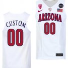 Custom Arizona Wildcats Jersey Name and Number College Basketball Replica White