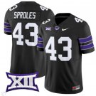 Darren Sproles Jersey #43 Kansas State Wildcats Vapor Limited Football Black