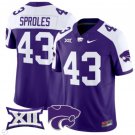 Darren Sproles Jersey #43 Kansas State Wildcats Vapor Limited Football Purple Alternate