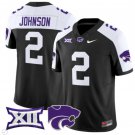 Avery Johnson Jersey #2 Kansas State Wildcats Vapor Limited Football Black Alternate