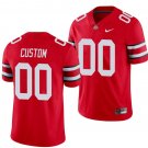 Custom Ohio State Buckeyes Jersey Name and Number NCAA College Football Game Scarlet