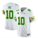 Bo Nix Jersey #10 Oregon Ducks Mighty Oregon 1984 Football Throwback White- All Stitched