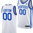Custom Kentucky Wildcats Jersey Name and Number College Basketball White Elite