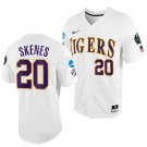 Paul Skenes Jersey LSU Tigers #20 White 2023 College World Series NCAA Baseball