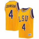 Flaujae Johnson Jersey LSU Tigers Basketball 2023 NCAA College Retro #4