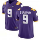 LSU Tigers #9 Joe Burreaux Jersey NCAA Football Jersey Purple Diamond Quest