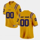 Custom Lsu Tigers Jersey Name and Number NCAA College Football Yellow