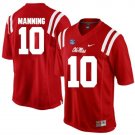 Ole Miss Rebels #10 Eli Manning Red NCAA College Football Jersey