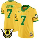 Evan Stewart Jersey #7 Oregon Duck Forever Gang Green Football Gold