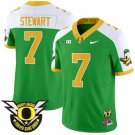 Evan Stewart Jersey #7 Oregon Duck Forever Gang Green Football Green Alternate