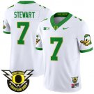 Evan Stewart Jersey #7 Oregon Duck Forever Gang Green Football White