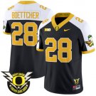 Bryce Boettcher Jersey #28 Oregon Duck Forever Gang Green Football Black Alternate
