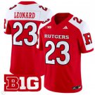 Brian Leonard Jersey #23 Rutgers Scarlet Knights Vapor Limited Football Red Alternate