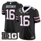 Max Brosmer Jersey #16 Minnesota Golden Gophers Vapor Limited Football Black