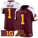 Darius Taylor Jersey #1 Minnesota Golden Gophers Vapor Limited Football Maroon Alternate