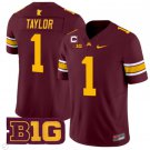 Darius Taylor Jersey #1 Minnesota Golden Gophers Vapor Limited Football Maroon
